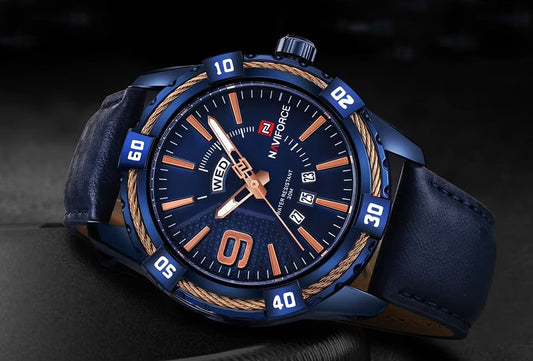 Naviforce 9117 Casual Quartz PU Leather